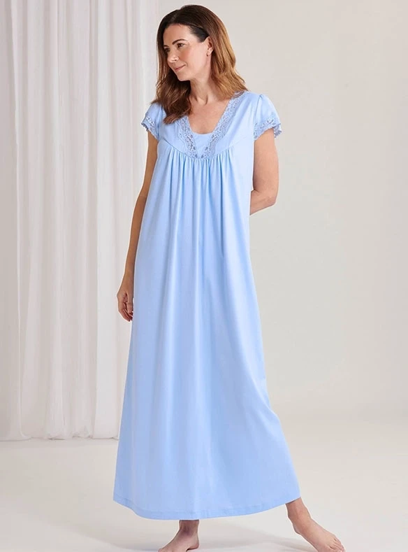 Baumwollnachtkleid