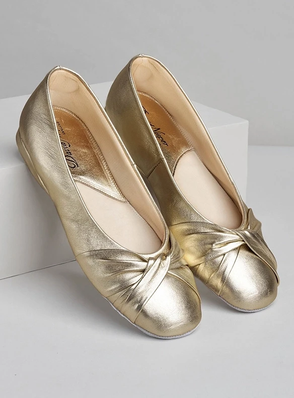 Weiche Ballerinas aus Leder