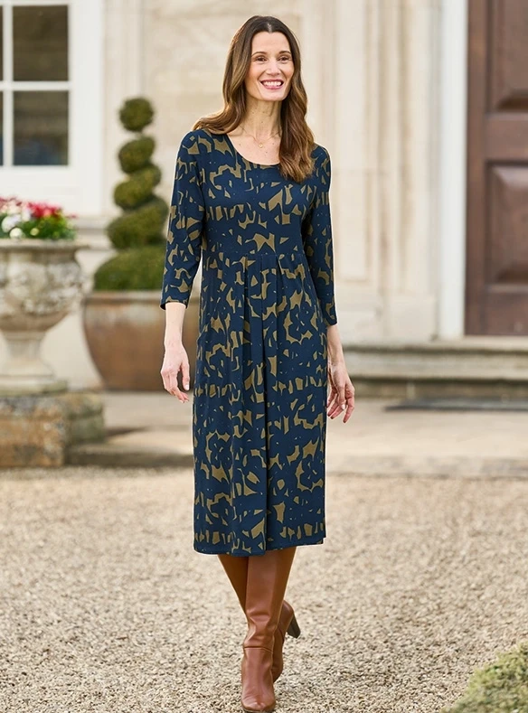 Bequemes Jerseykleid