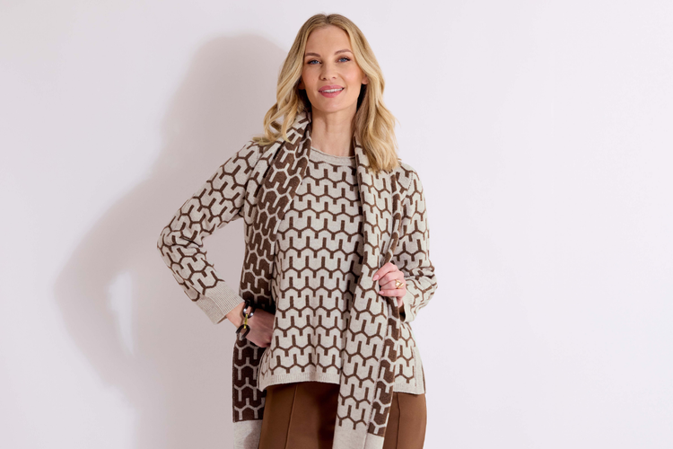 Luxuriöse Strickmode für die Übergangszeit