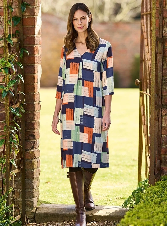 Robe tissée décontractée
