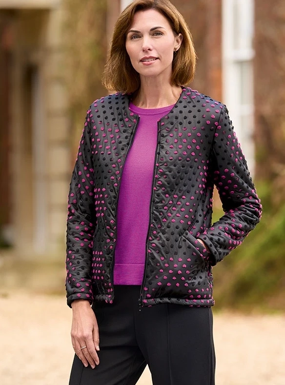 Veste cosy contemporaine