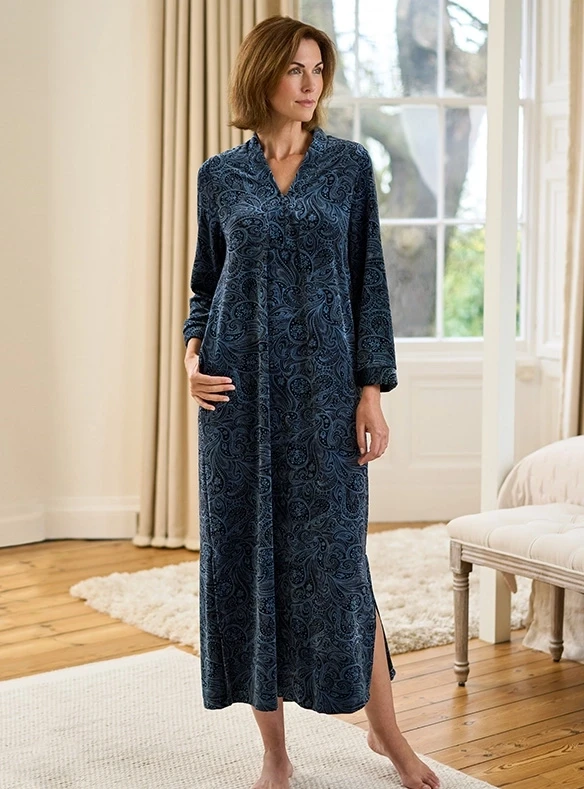 Caftan velours cachemire