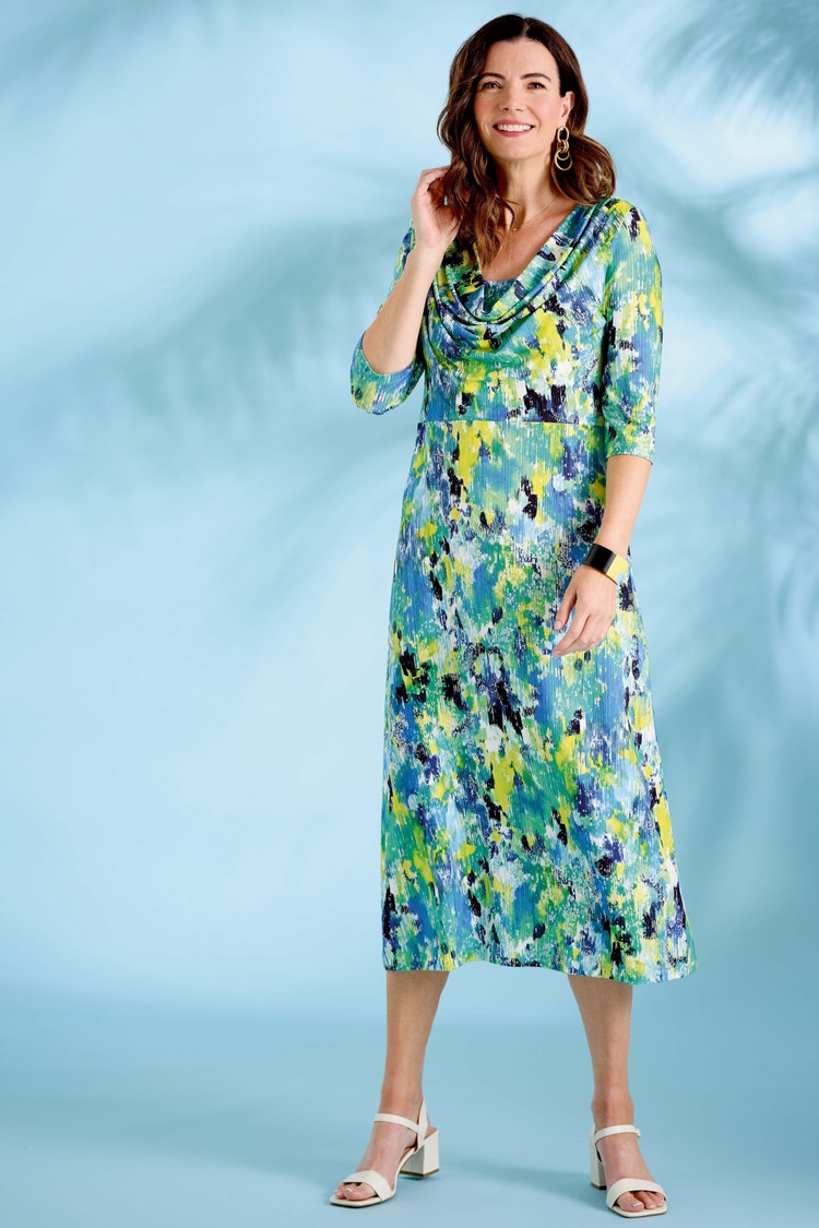 Modèle: 5060 Robe en jersey à col bénitier