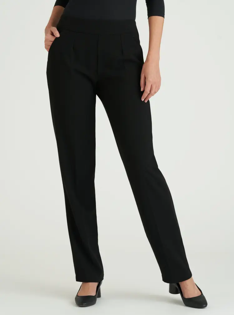 Pantalon de ville chic en crêpe