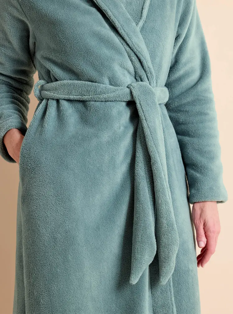 Peignoir douillet en polaire