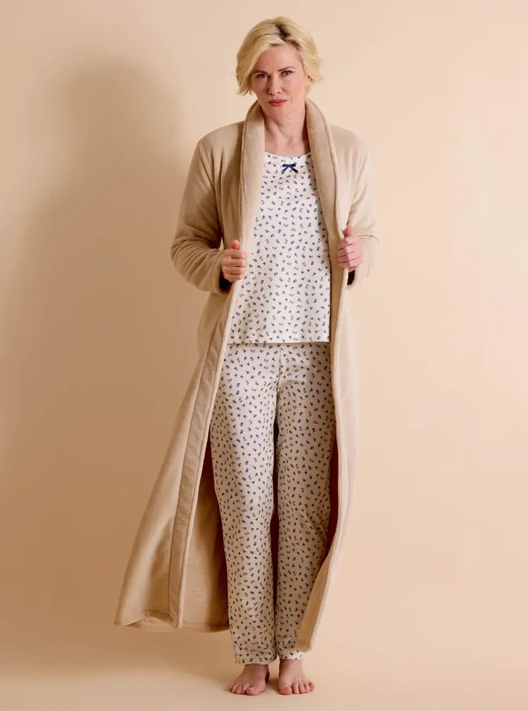 Peignoir douillet en polaire